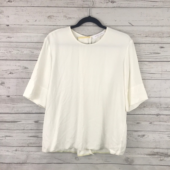 EVERLANE Japanese Goweave Back-zip Tee 6 - Picture 3 of 8